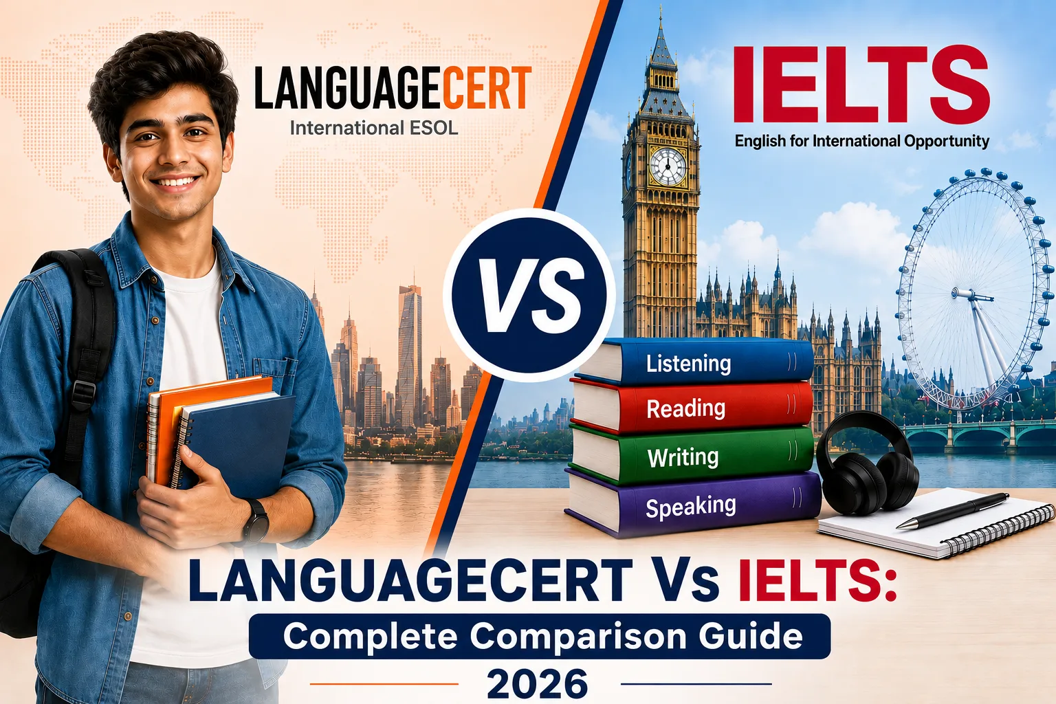 LANGUAGECERT vs IELTS LANGUAGECERT vs IELTS