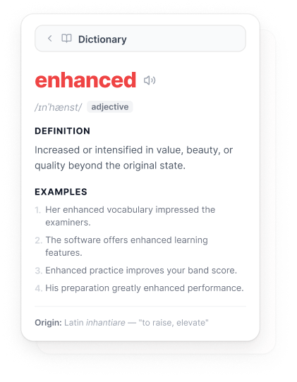 IELTS performance dashboard with module-wise tracking