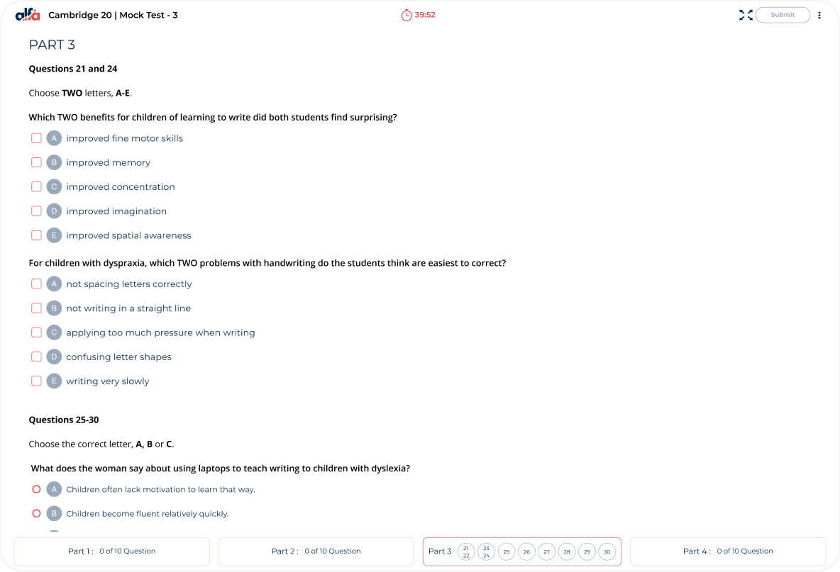 IELTS Listening mock test